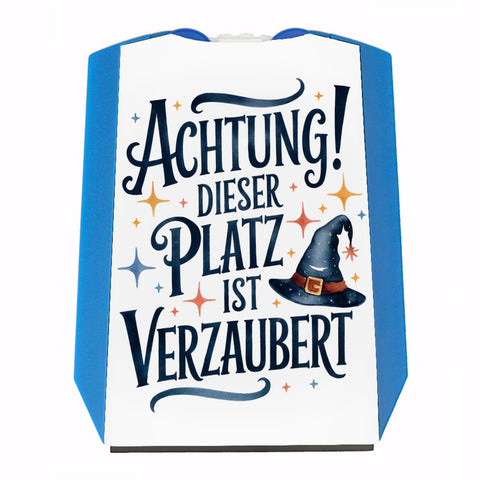 Zaubererhut Achtung Platz verzaubert Parkscheibe