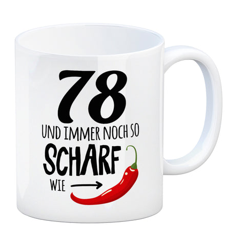 78 und immer noch so scharf wie Chili