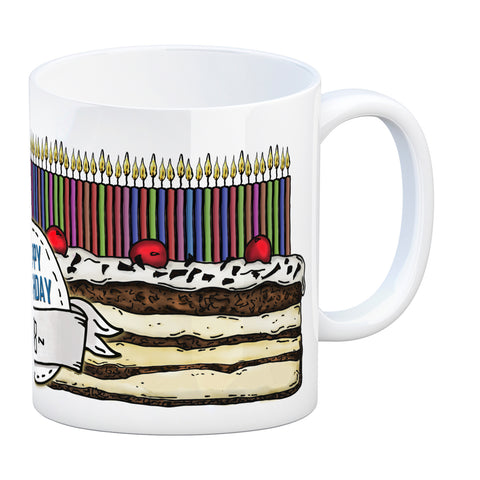 Geburtstagstorte Kaffeebecher zum 78. Geburtstag mit 78 Kerzen