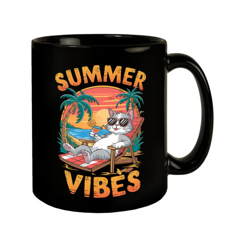 Katze Sonnenbrille Summer Vibes Tasse