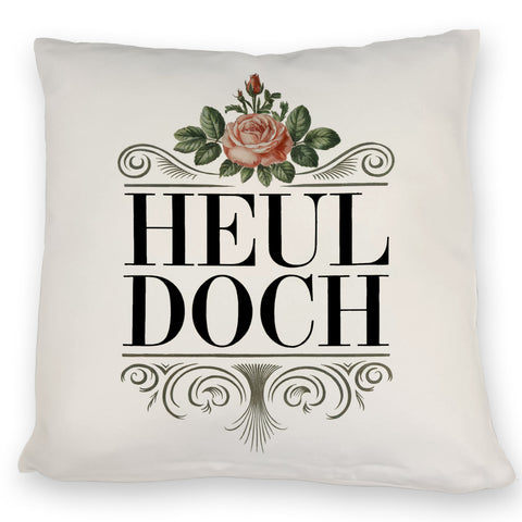 Heul doch Rose Kissen Rosendekor
