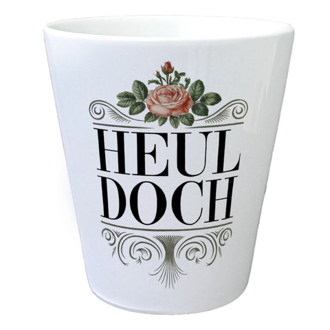 Heul doch Rose Blumentopf Rosendekor