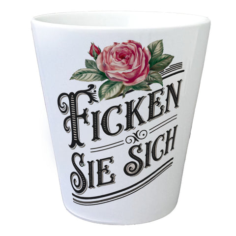 Ficken Sie Sich Blumentopf Rose Vintage
