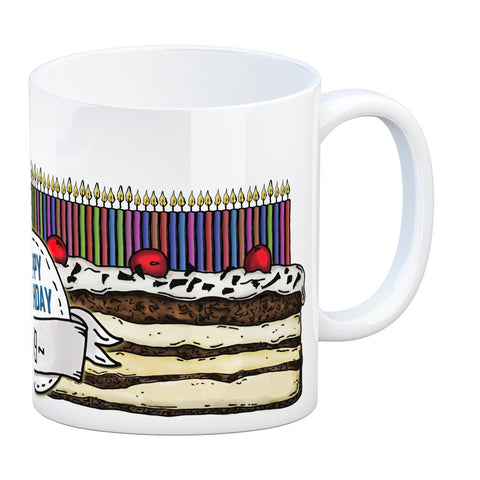 Geburtstagstorte Kaffeebecher zum 79. Geburtstag mit 79 Kerzen