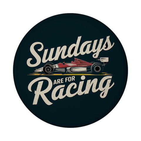 Sundays are for Racing Magnet für Motorsport-Fans