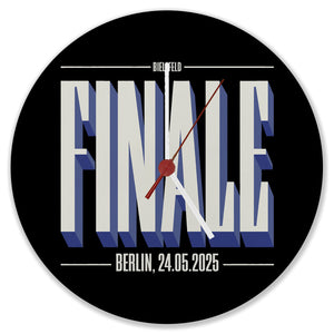 FINALE 2025 Bielefeld Wanduhr für das Pokalfinale in Berlin