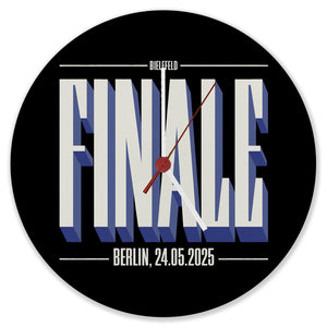 FINALE 2025 Bielefeld Wanduhr für das Pokalfinale in Berlin