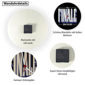 FINALE 2025 Bielefeld Wanduhr für das Pokalfinale in Berlin
