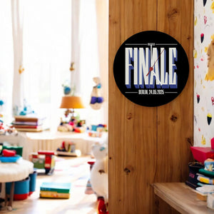 FINALE 2025 Bielefeld Wanduhr für das Pokalfinale in Berlin