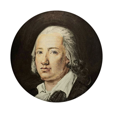 Hölderlin Tübingen Portrait Magnet für Literaturfans