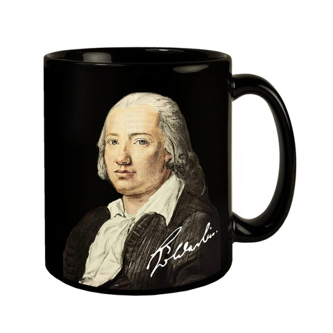Hölderlin Tübingen Portrait Tasse - Nun versteh ich den Menschen
