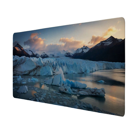 Gletscher Schreibtischunterlage 69x31cm XXL Mauspad Gletschersee