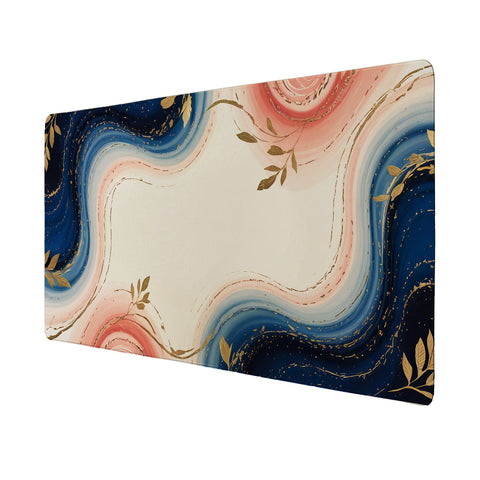 Marmor Designer Schreibtischunterlage 69x31cm XXL Mauspad für Bürodekoration