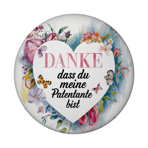 Danke Patentante Magnet Herz Danksagung