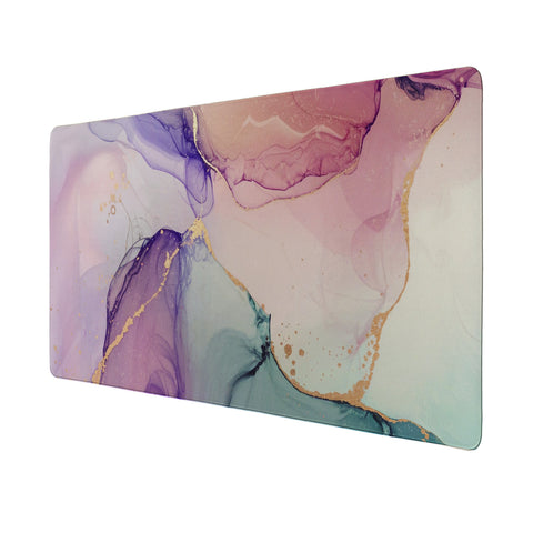 Fluid Art Wirbel Schreibtischunterlage 69x31cm XXL Mauspad für kreative Arbeitsräume