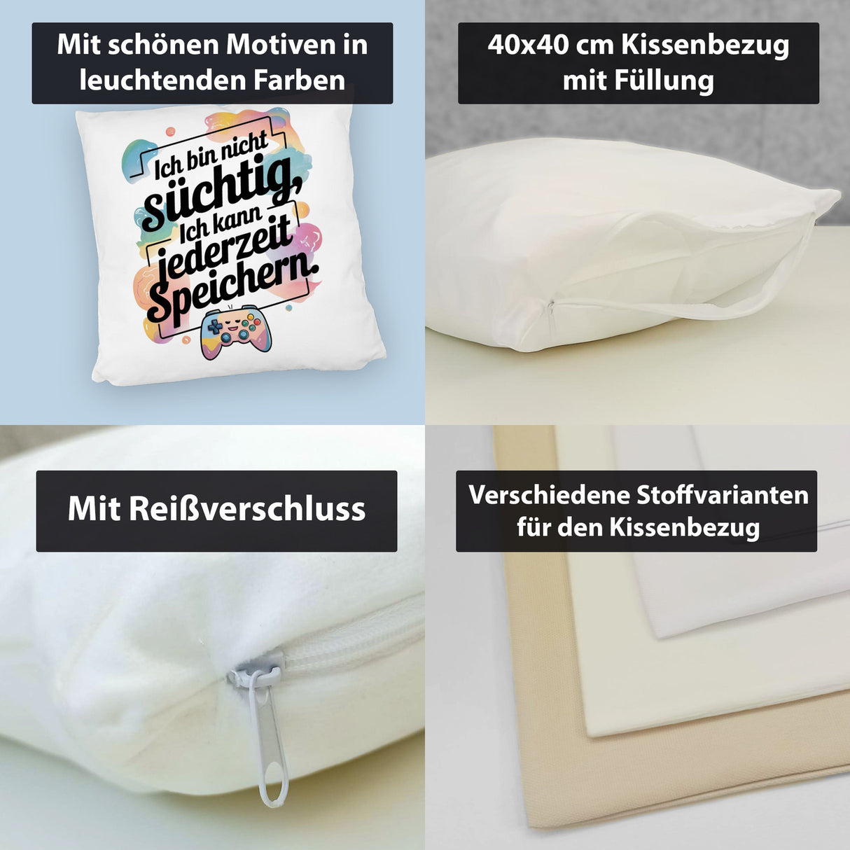 Nicht süchtig, kann speichern Kissen Contoller