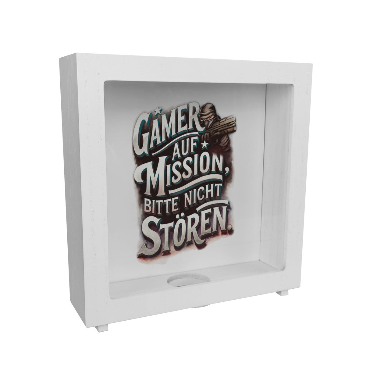 Gamer auf Mission Spardose Bitte nicht stören