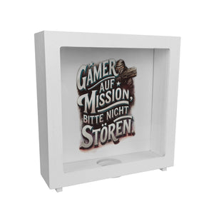 Gamer auf Mission Spardose Bitte nicht stören