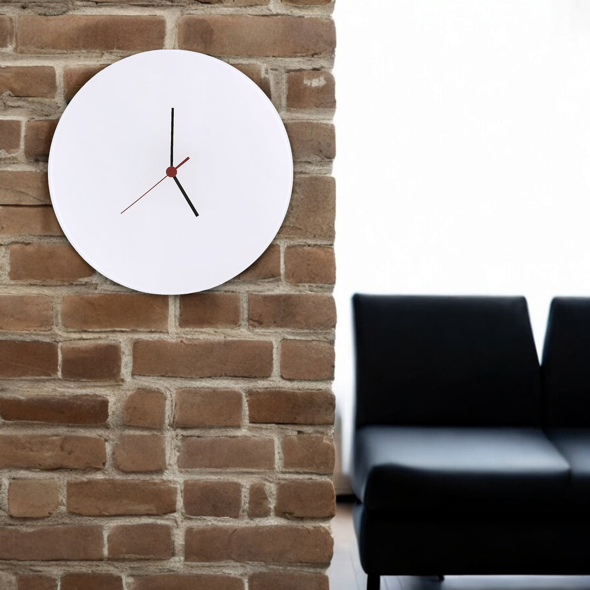 Pferdekopf im Aquarellstil Wanduhr - Kunstvolle Uhr für Pferdeliebhaber