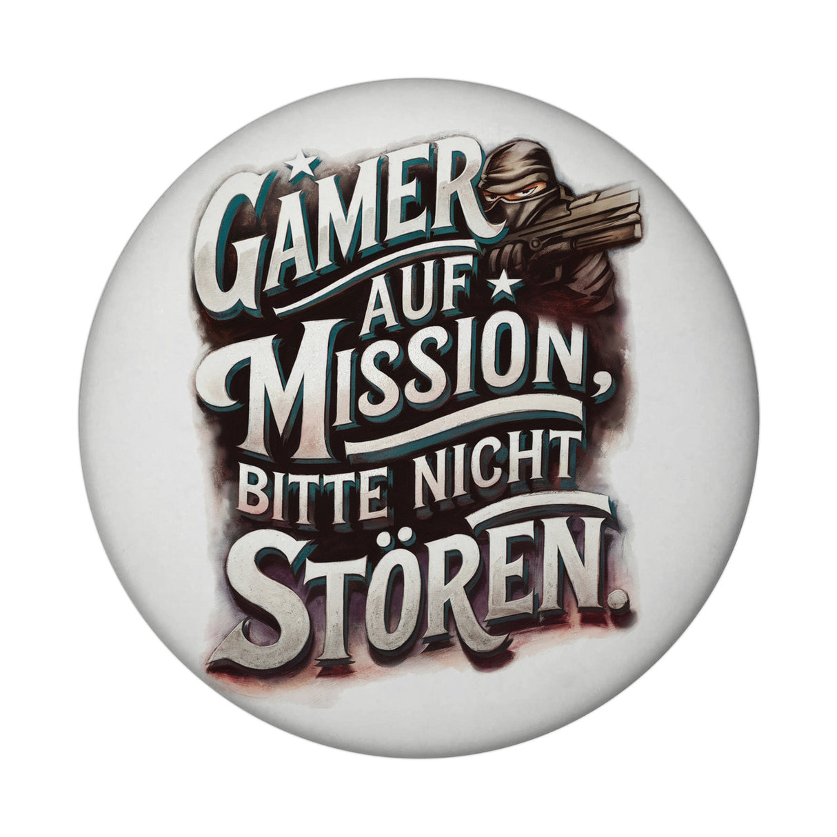 Gamer auf Mission Magnet Bitte nicht stören