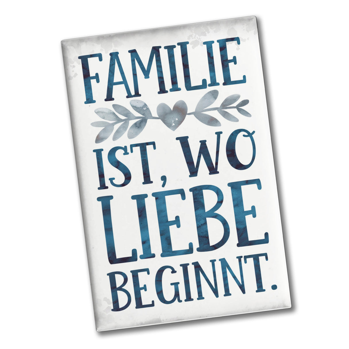 Familie ist, wo Liebe beginnt Souvenir Souvenir Magnet