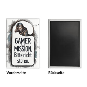 Bitte nicht stören, Gamer auf Mission Souvenir Souvenir Magnet