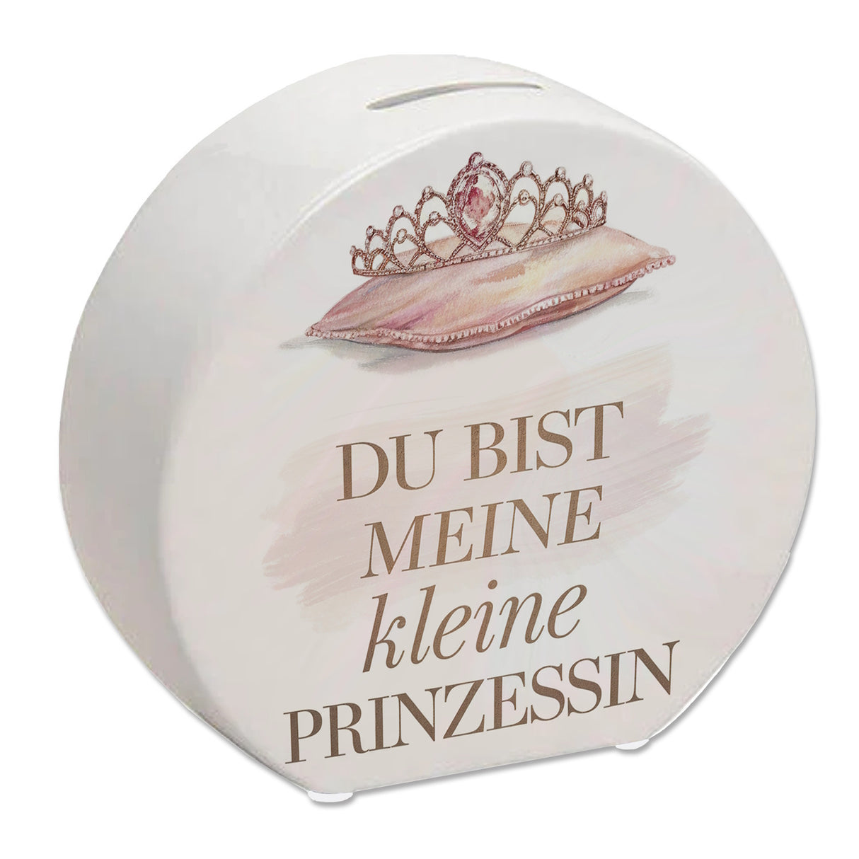 Meine kleine Prinzessin Spardose Tiara auf Kissen