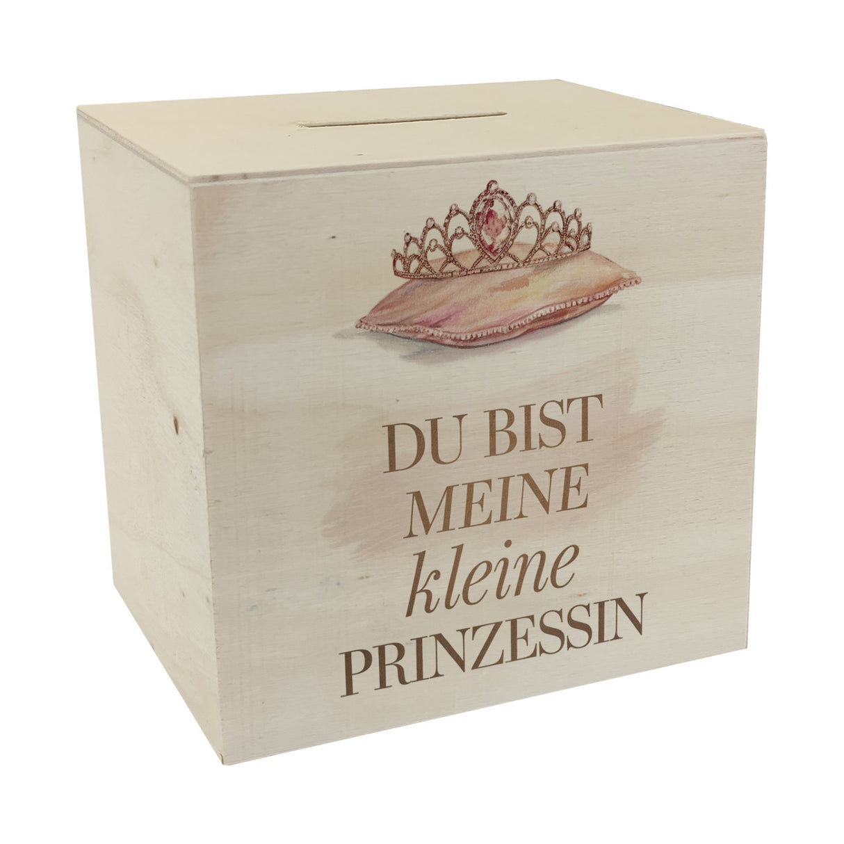 Meine kleine Prinzessin Spardose Tiara auf Kissen