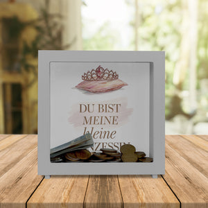 Meine kleine Prinzessin Spardose Tiara auf Kissen
