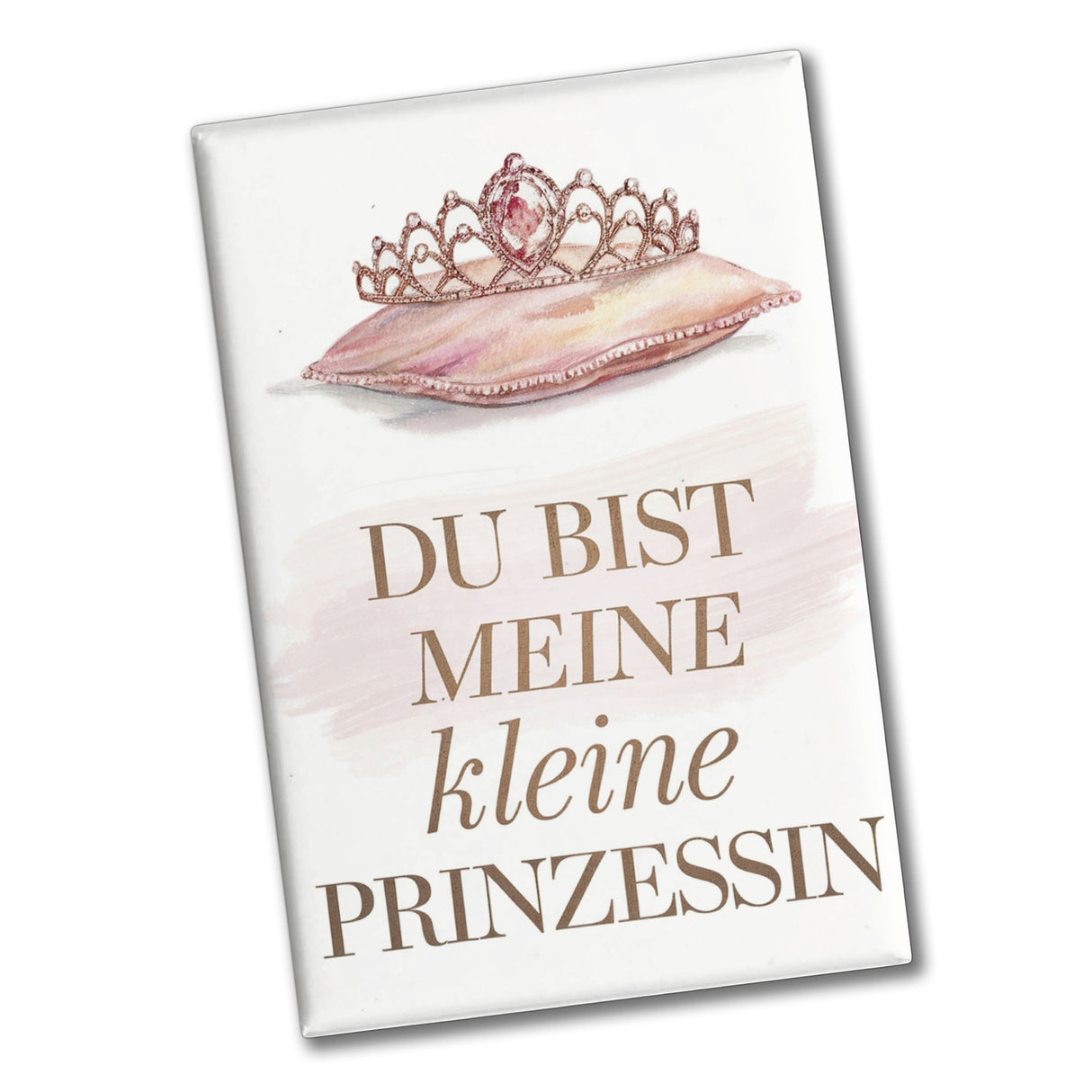 Meine kleine Prinzessin Souvenir Souvenir Magnet Tiara auf Kissen