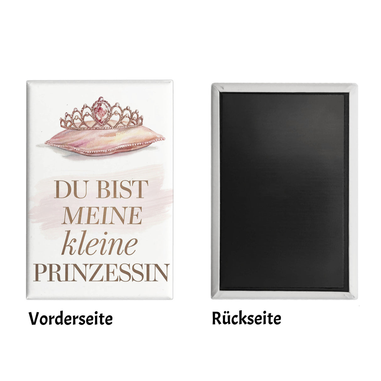Meine kleine Prinzessin Souvenir Souvenir Magnet Tiara auf Kissen