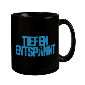 Taucher Silhouette Tiefen Entspannt Tasse