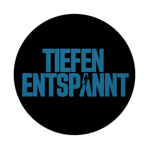 Taucher Silhouette Tiefen Entspannt Magnet