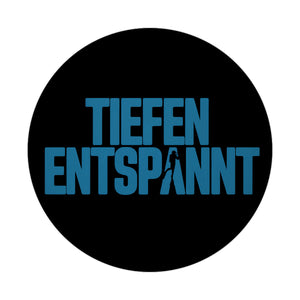 Taucher Silhouette Tiefen Entspannt Magnet