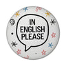 Sprechblase IN ENGLISH PLEASE Magnet