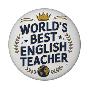World´s best english teacher Magnet für Englischlehrer mit Spruch