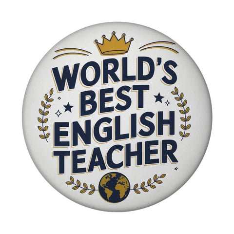 World´s best english teacher Magnet für Englischlehrer mit Spruch