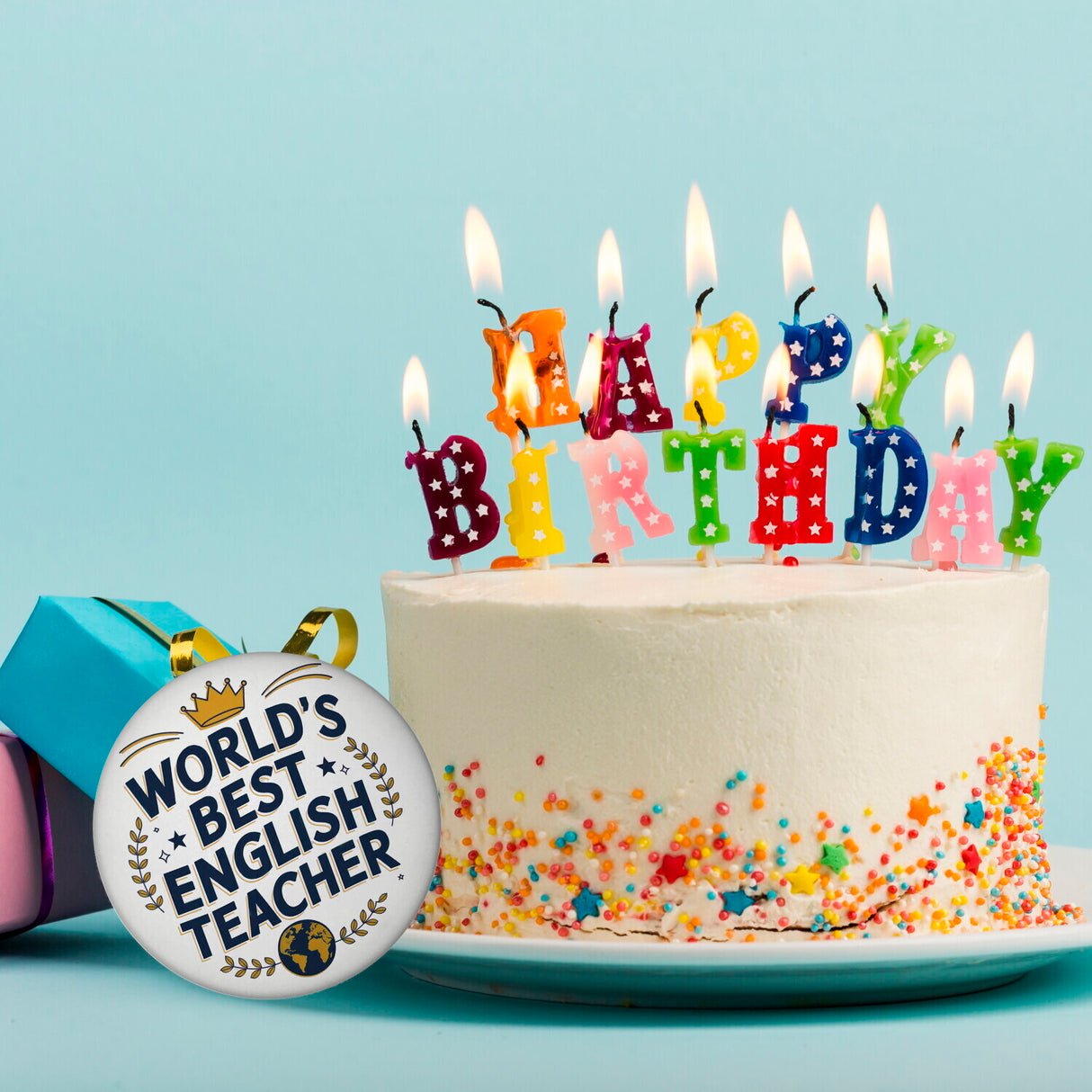 World´s best english teacher Magnet für Englischlehrer mit Spruch