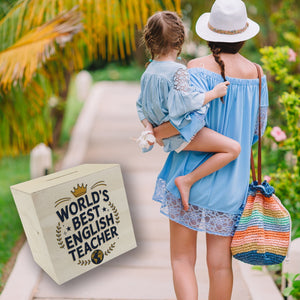 World´s best english teacher Spardose für Englischlehrer mit Spruch