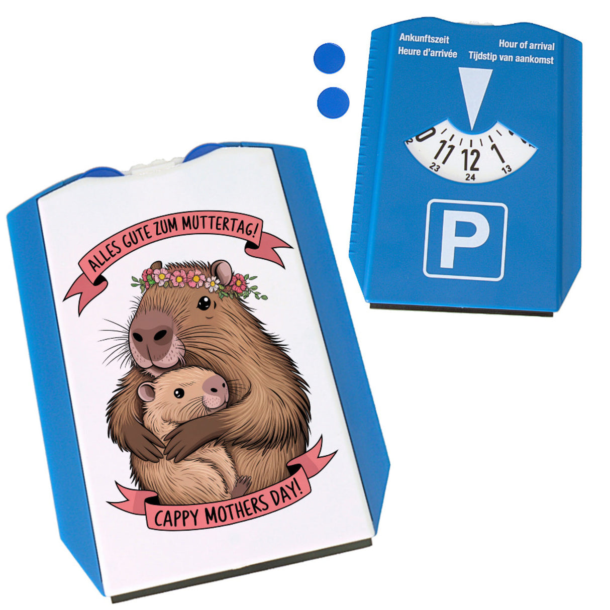 Capybara - Alles Gute zum Muttertag Parkscheibe