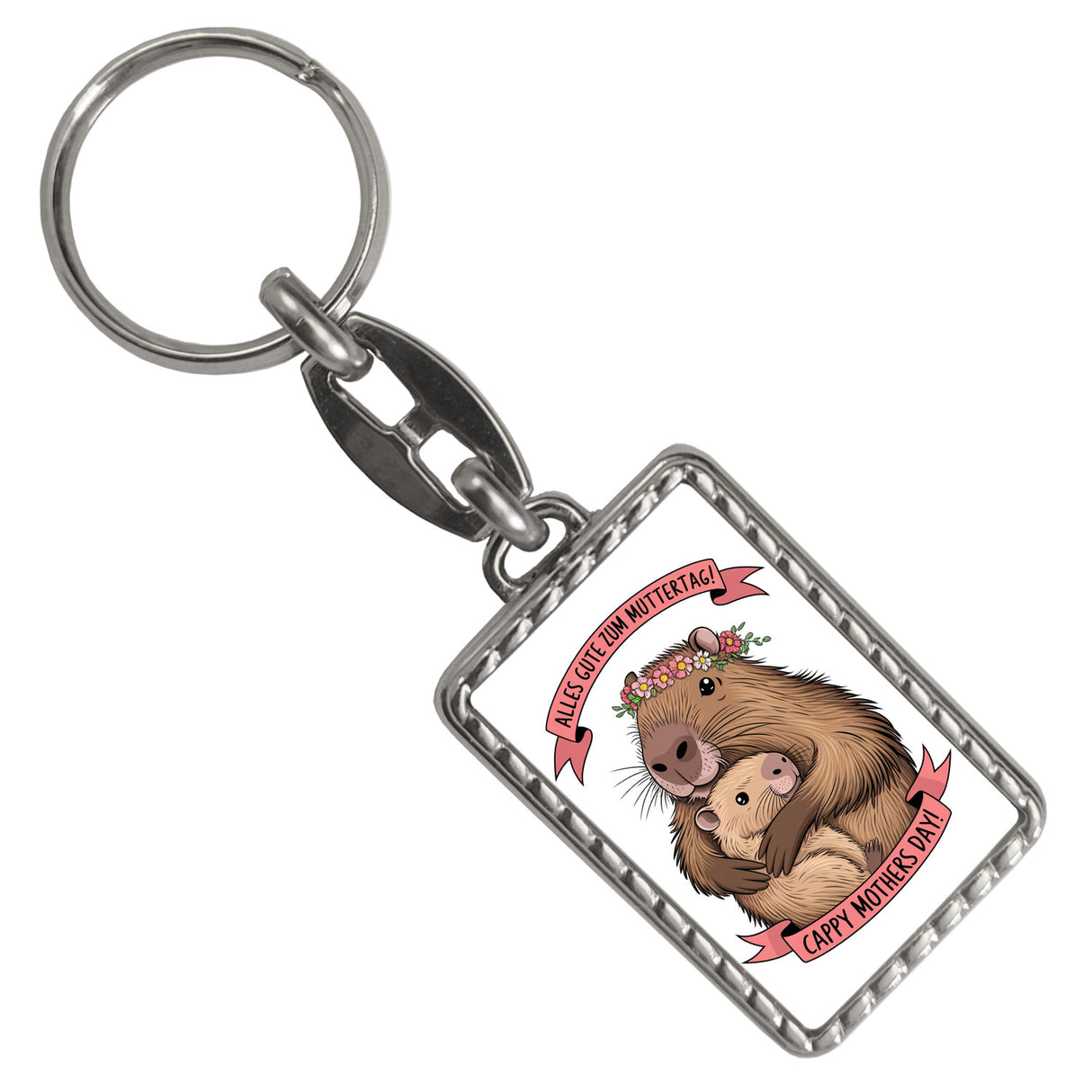Capybara - Alles Gute zum Muttertag Schlüsselanhänger