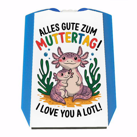 Axolotl Mutter-Kind Parkscheibe Alles Gute zum Muttertag!