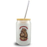 Capybara - Alles Gute zum Muttertag Trinkglas mit Bambusdeckel
