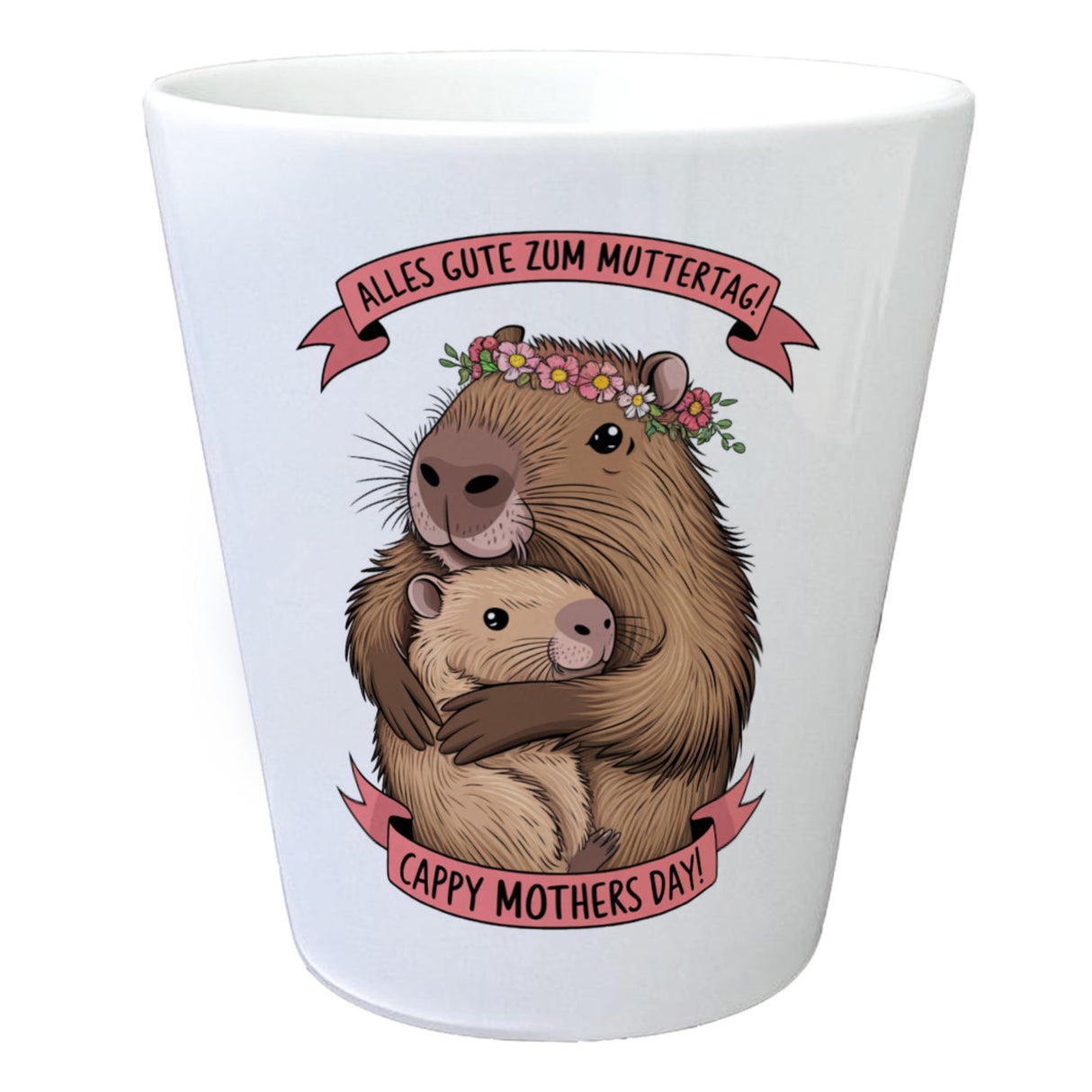 Capybara - Alles Gute zum Muttertag Blumentopf