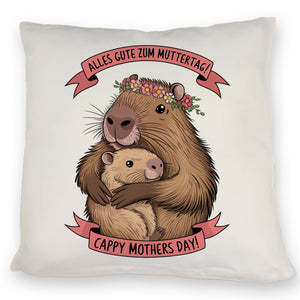 Capybara - Alles Gute zum Muttertag Kissen