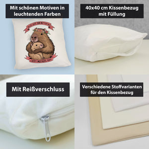 Capybara - Alles Gute zum Muttertag Kissen