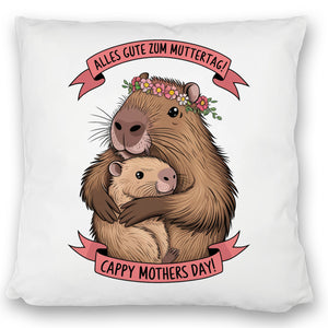 Capybara - Alles Gute zum Muttertag Kissen