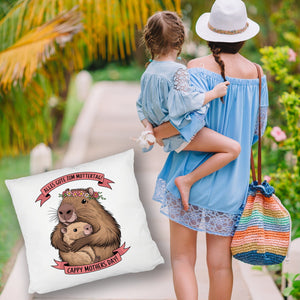 Capybara - Alles Gute zum Muttertag Kissen