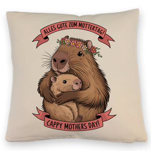 Capybara - Alles Gute zum Muttertag Kissen