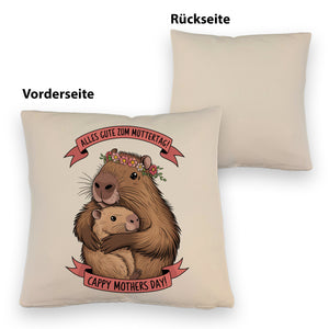 Capybara - Alles Gute zum Muttertag Kissen